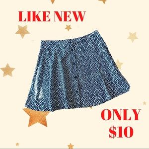 Retro Style High Waist Skirt